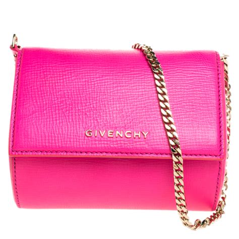 givenchy pandora box chain pink leather shoulder bag|Givenchy: Pink Mini Chain Pandora Box Bag .